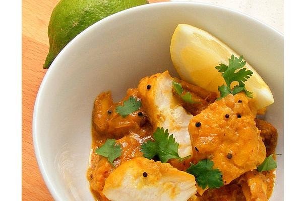 Linefish Simmered In A Spiced Coconut Gravy