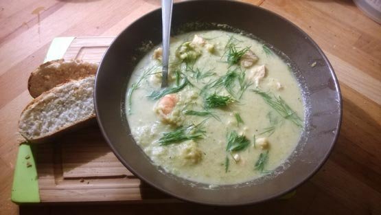 Omega-3 Creamy Leek Soup