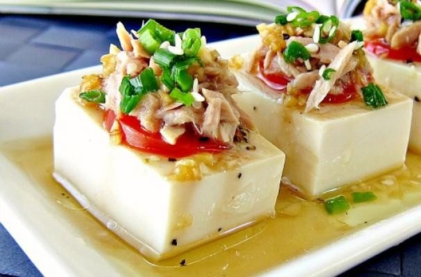 Tuna and Tofu Cold Dish