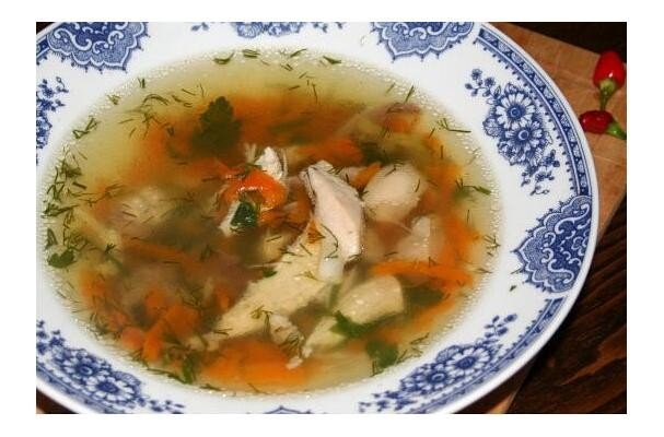 Clear & Quick Chicken Soup