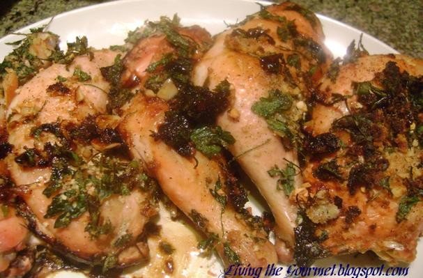 Baked Chicken With Lemon & Garlic