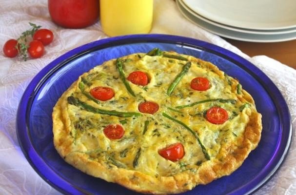 Asparagus and Asiago Frittata