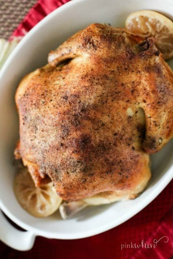 Easy Slow Cooker Whole Chicken With Rosemary