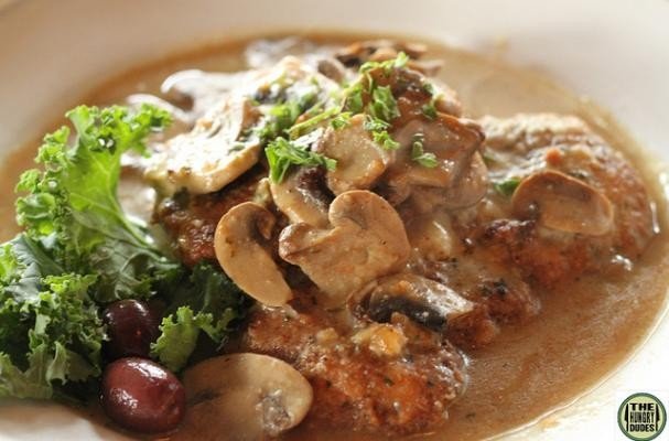 Sauteed Chicken With Mushrooms and Cream