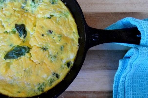 Zucchini & Basil Frittata